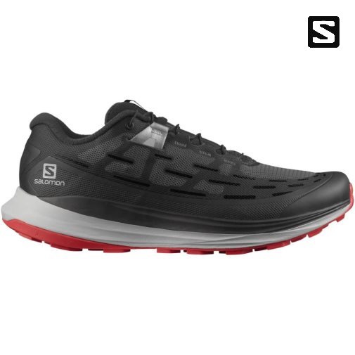 Black Salomon Ultra Glide Men's Trail Running Shoes | IE PM8690